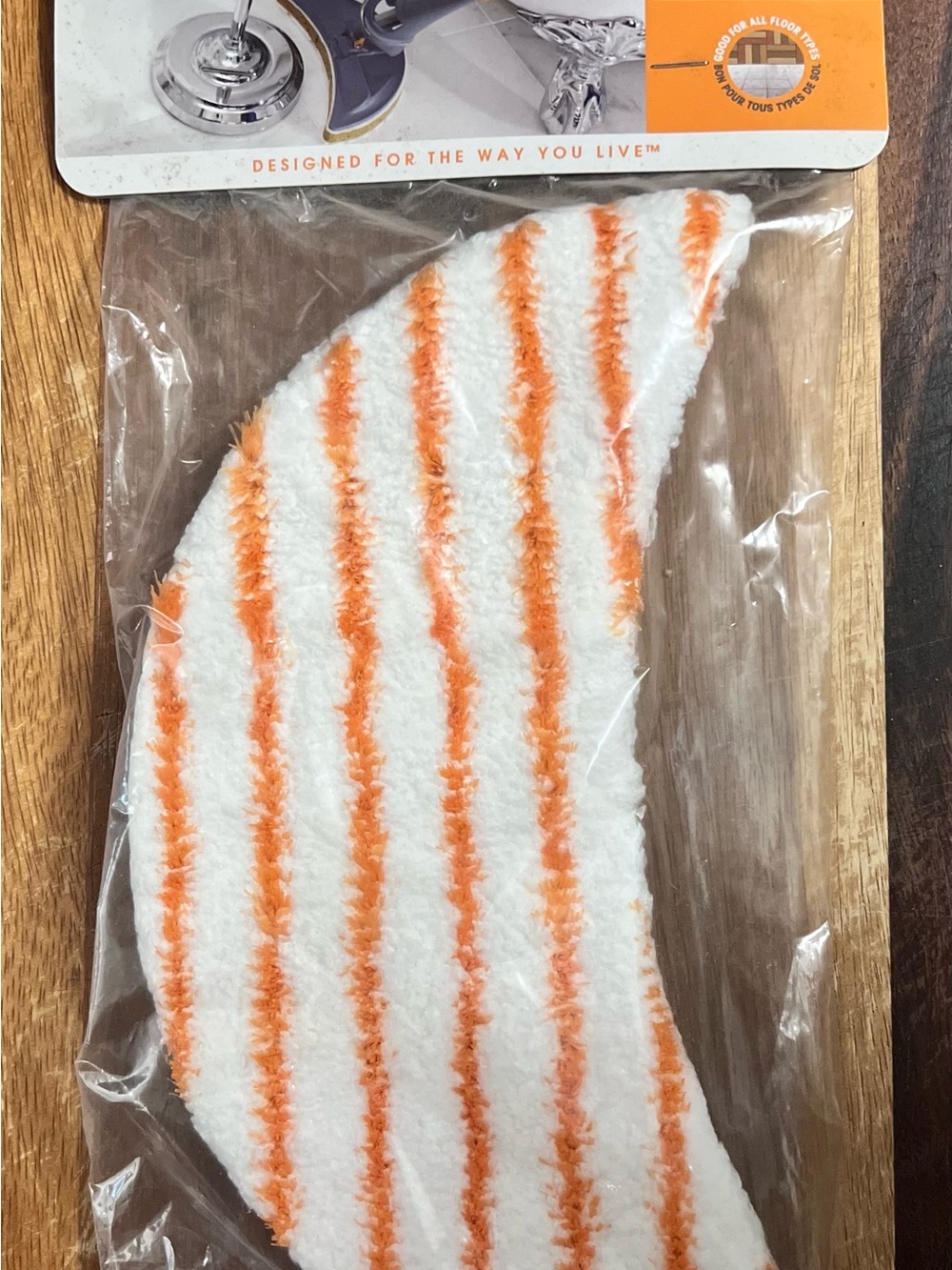 Casabella Moon Mop Refill 80597 Discontinued White & Orange Stripes Squeeze Mop